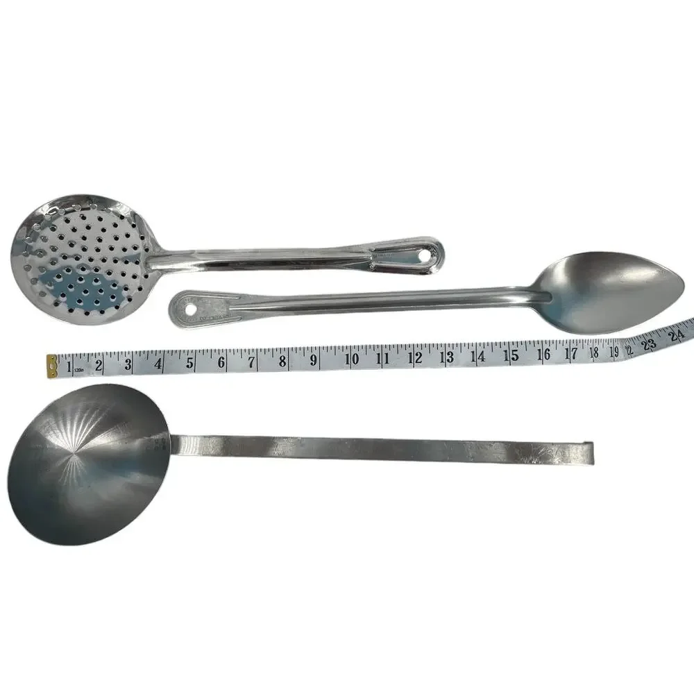 Heavy Duty Kitchen Essentials – Serving Spoon, Ladle & Skimmer